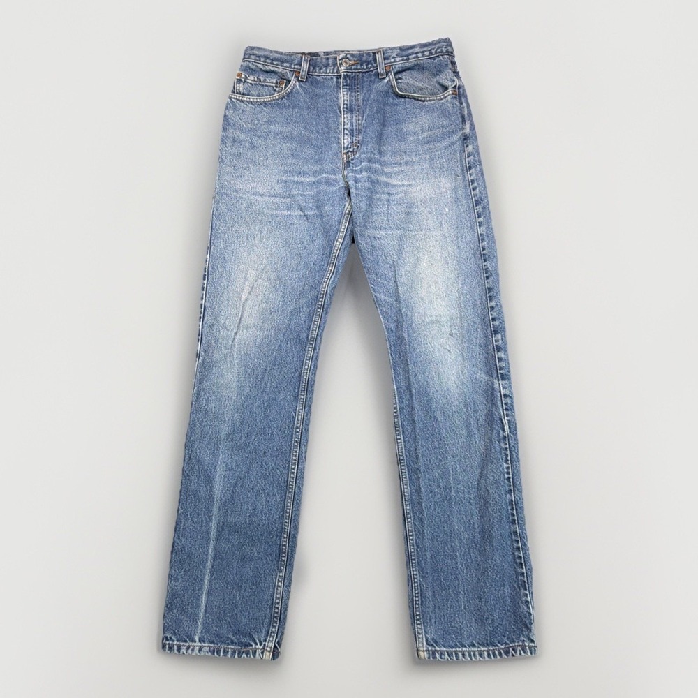VTG Levi's 505 90s Orange Tab Men's 34x34 (Fits 32x33) Jeans Straight Great Fade